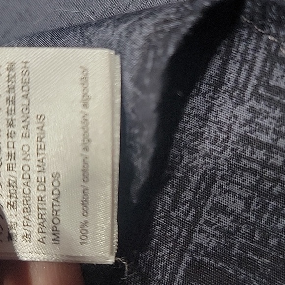 Calvin Klein, Mens Size L Short Sleeve Button Down Shirt, Cuffed Sleeve, EUC - Picture 10 of 12